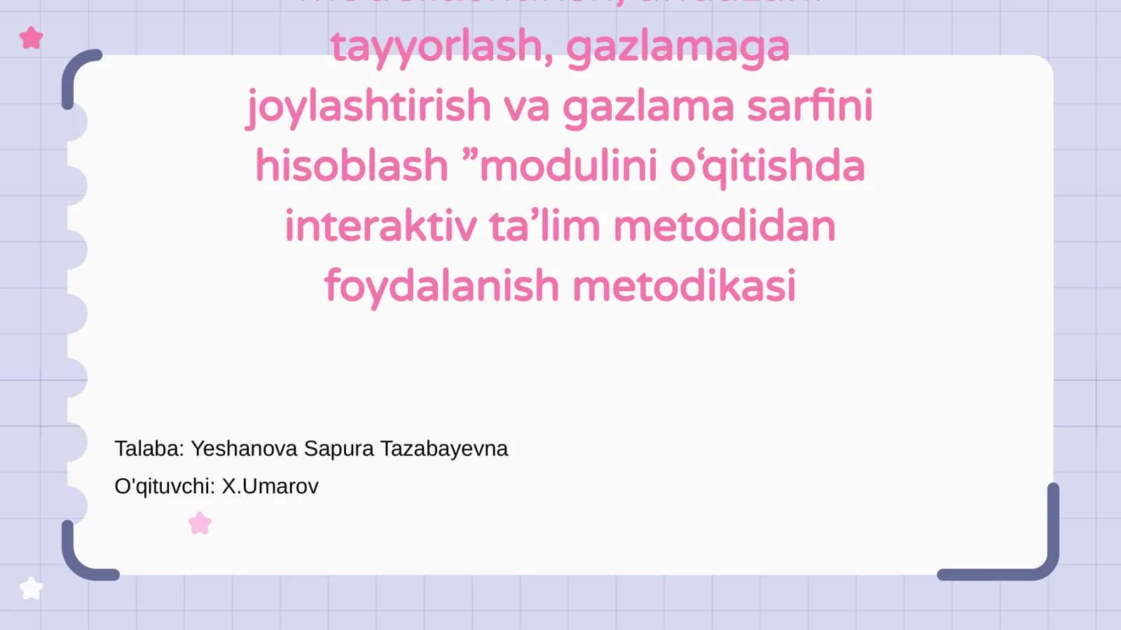 Ayollar ko‘ylagini modellashtirish