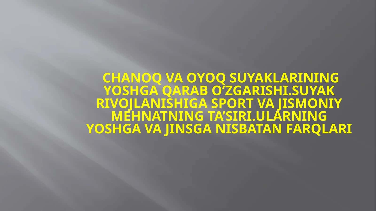 Chanoq suyagi