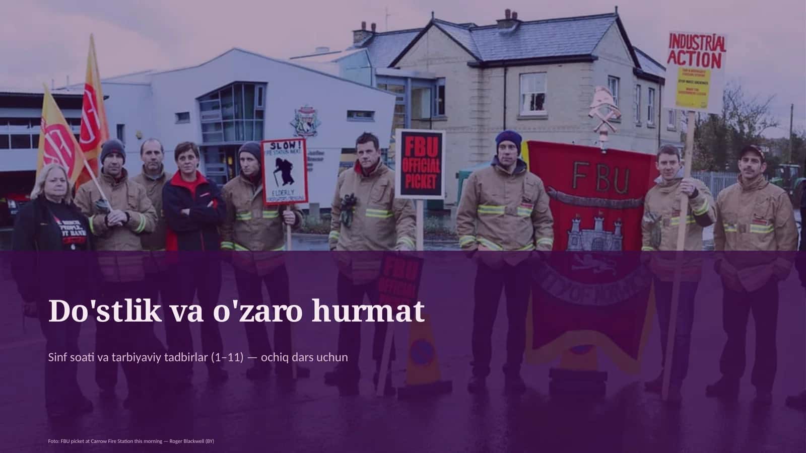 Do'stlik va o'zaro hurmat