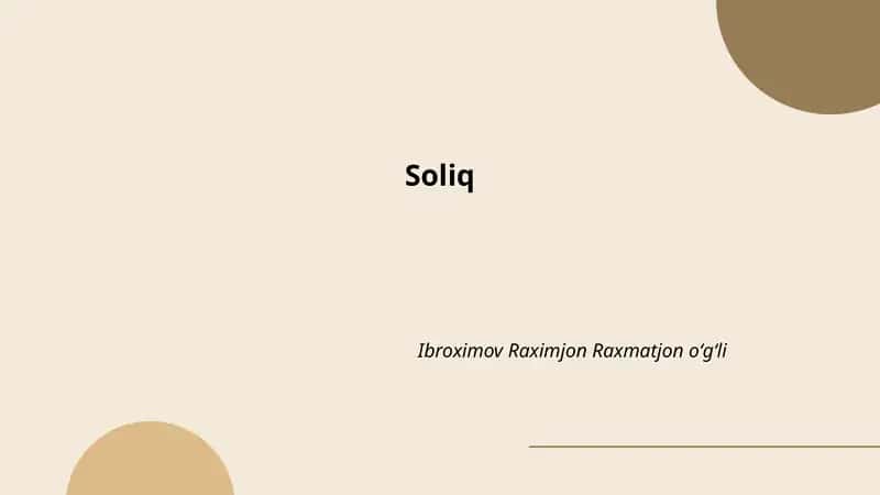 Soliq