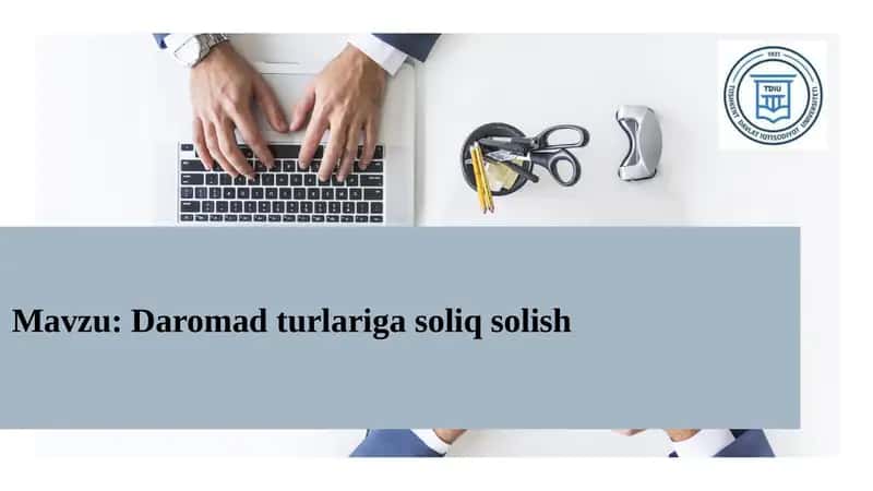 Daromad turlariga soliq solish