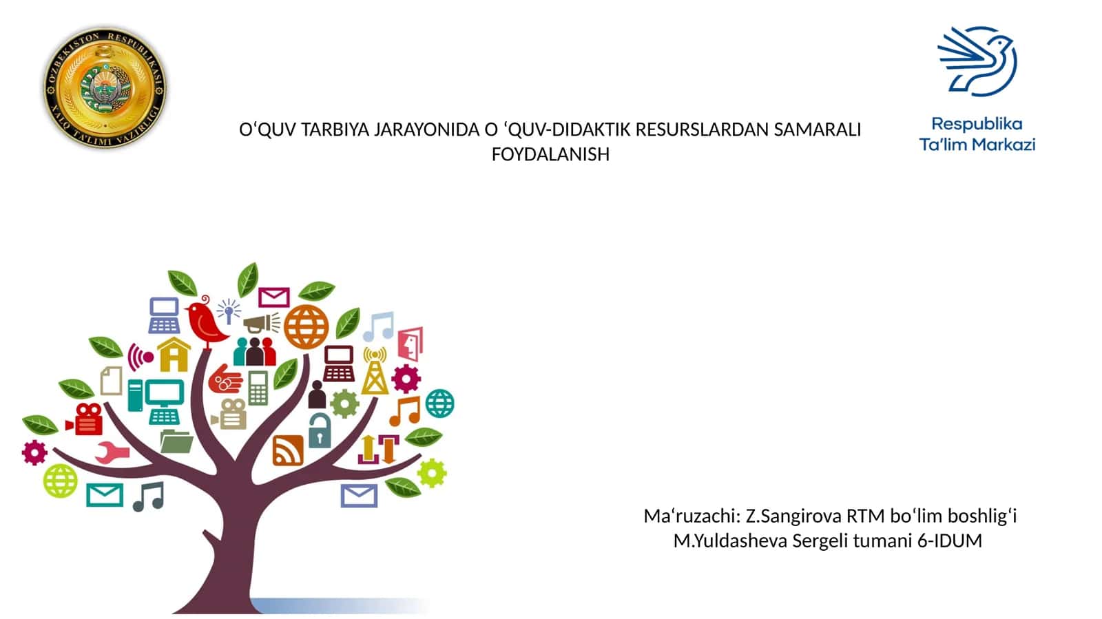 ZAMONAVIY PEDAGOGIK TEXNOLOGIYA