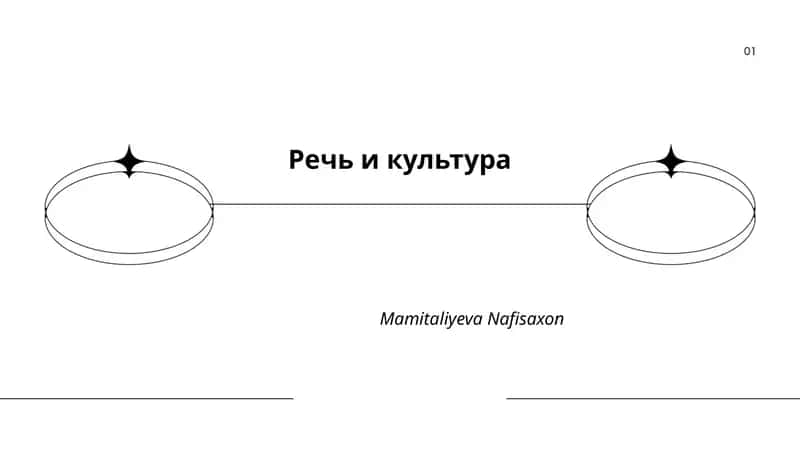 Речь и культура