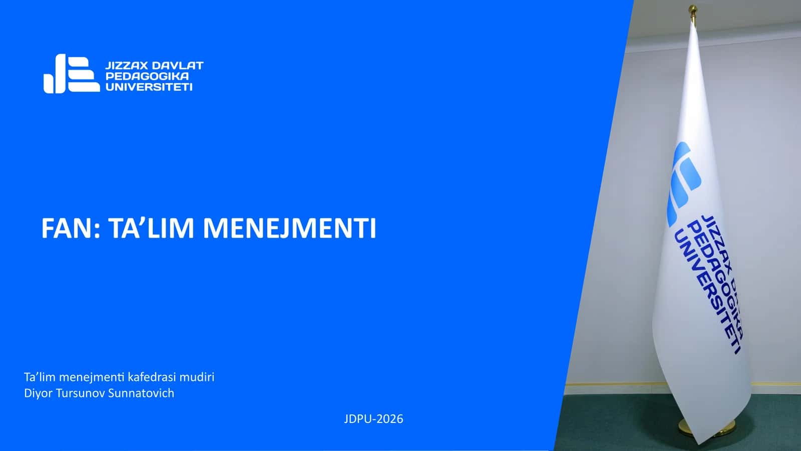 TA’LIM MUASSASALARIDA PEDAGOGIK BOSHQARUVNI TASHKIL ETISHNING MAQSAD VA VAZIFALARI