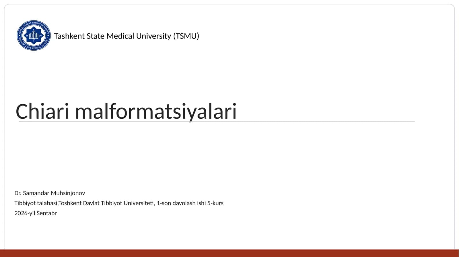 Chiari Malformatsiyalari// kiari anomaliyalri// kiari malformatsiyasi