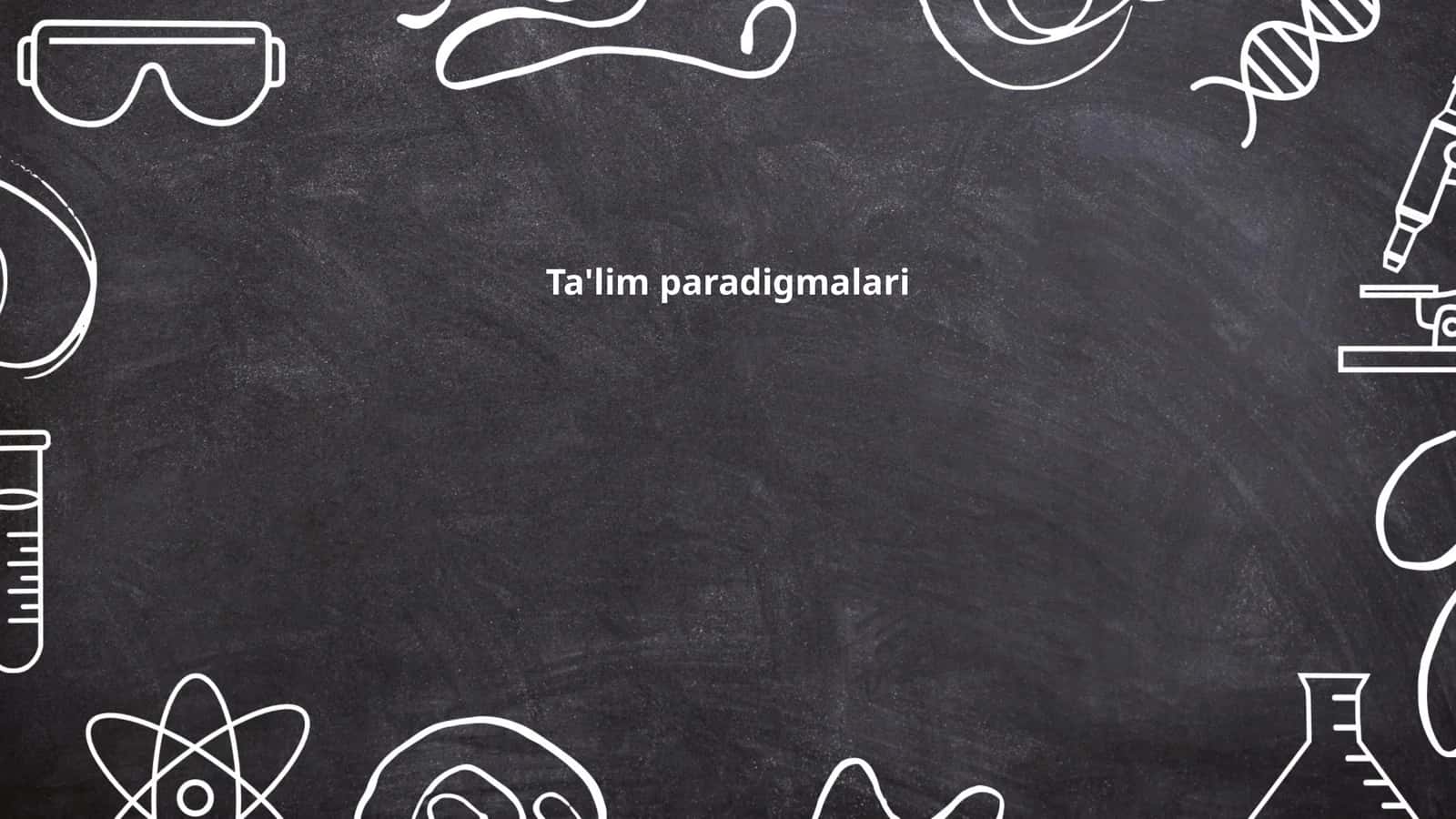 Ta'lim paradigmalari