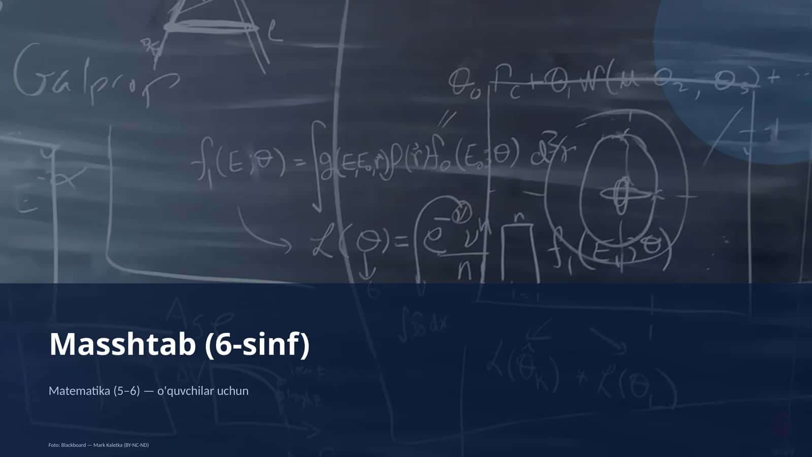 Masshtab (6-sinf)