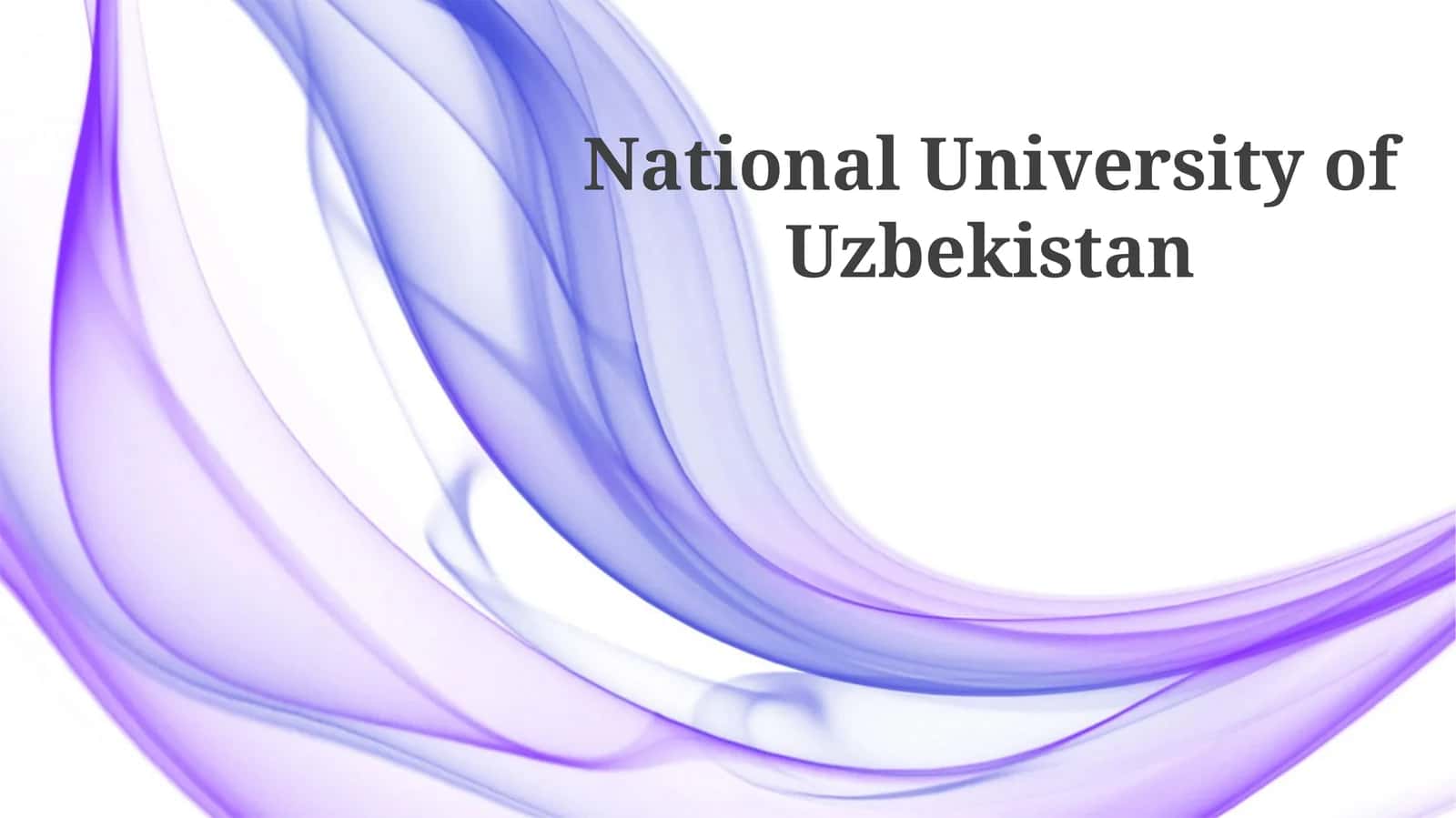 National University of Uzbekistan