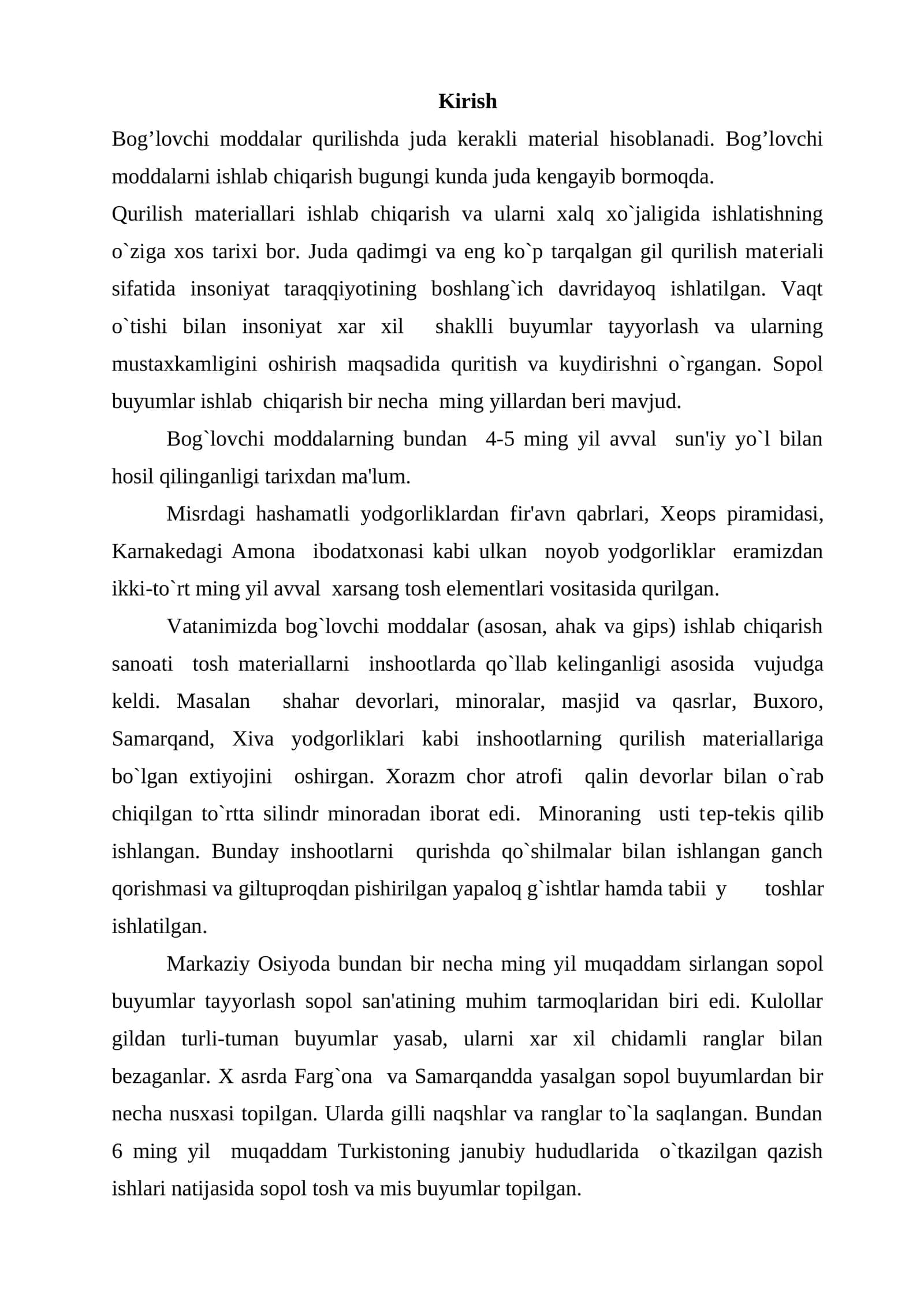 platsifitsirlangan sement ishlab chiqarish