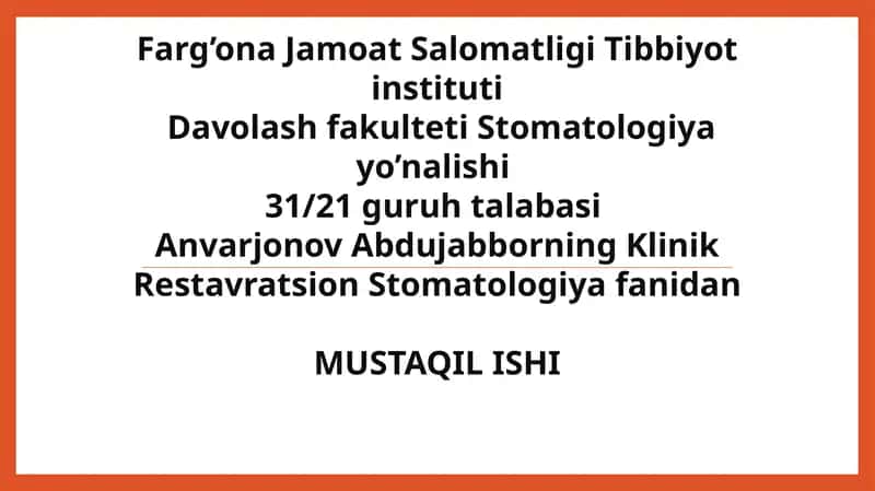 Tishqattiq to'qimalar kasaliklarida qo'shimcha tekshiruv usullari
