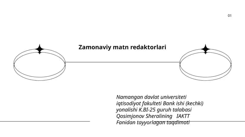 Zamonaviy matn redaktorlari