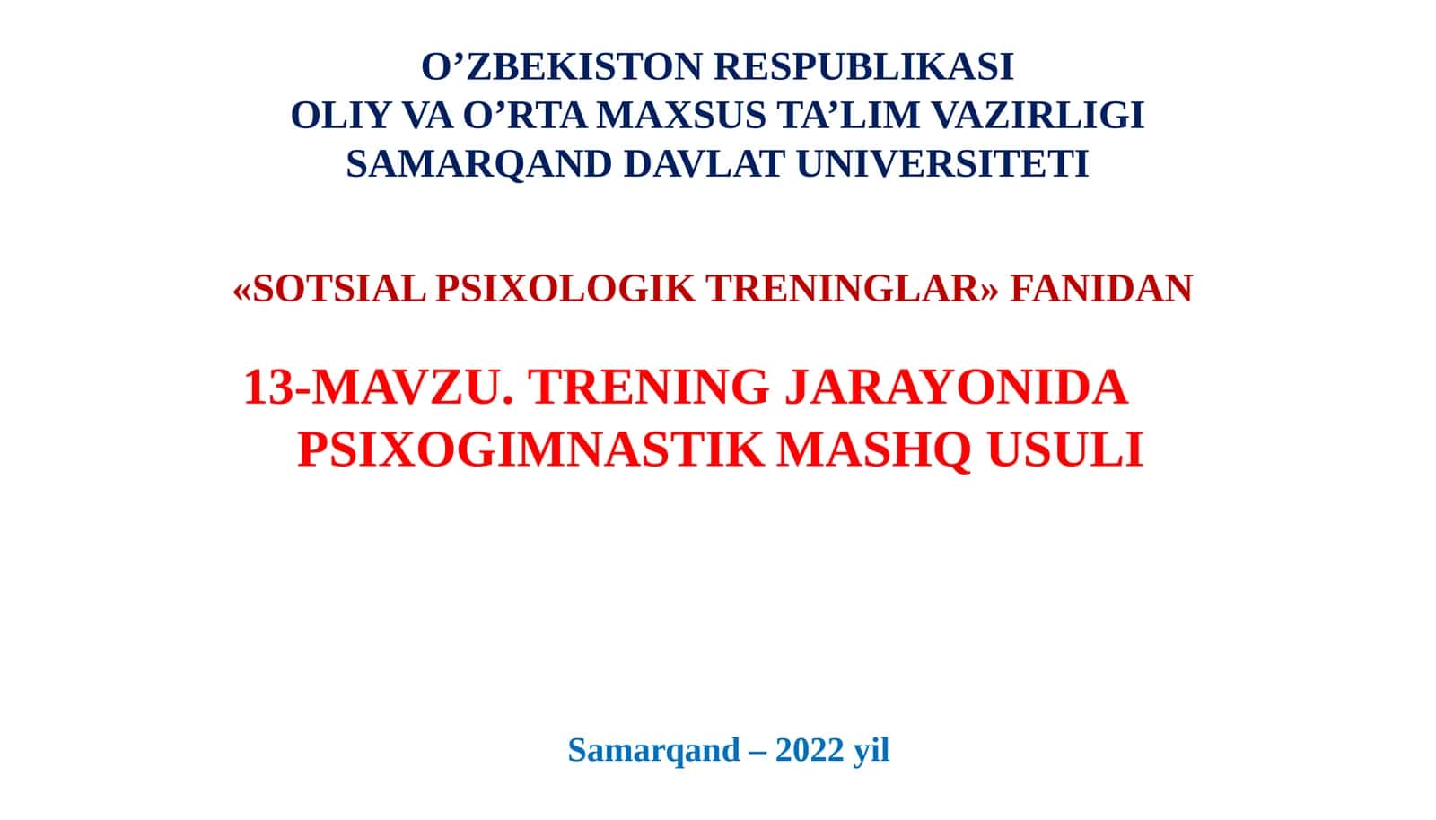 Psixogimnastikmashq usuli