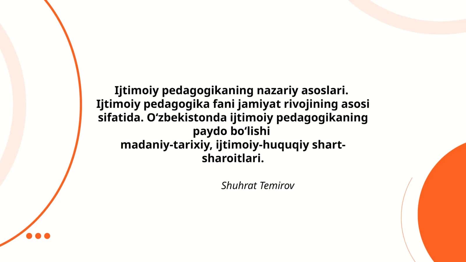 Ijtimoiy pedagogika fani