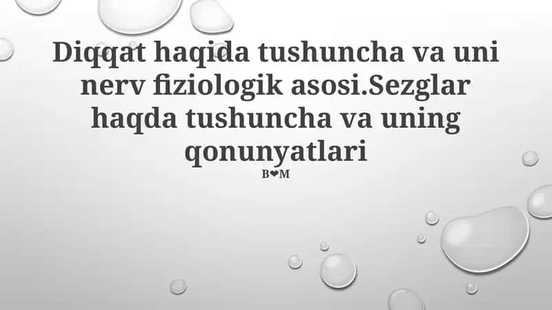 Diqqatning neyrofiziologiyasi