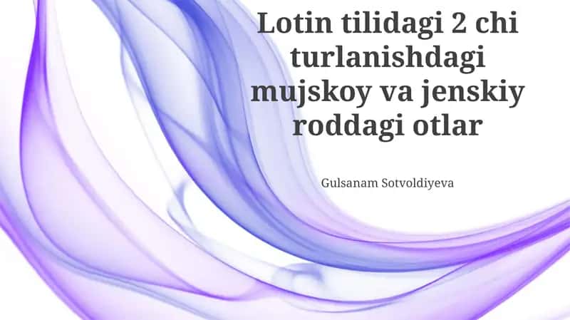 Ikkinchi tushayotgan otlarning erkaklik jinsidagi shakllari