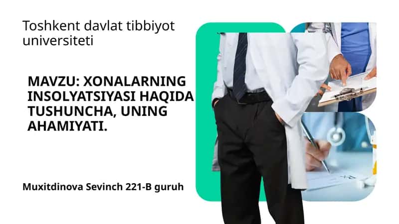Insolyatsiya tushunchasi va uning mohiyati