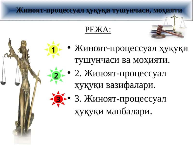 Жиноят-процессуал ҳуқуқи