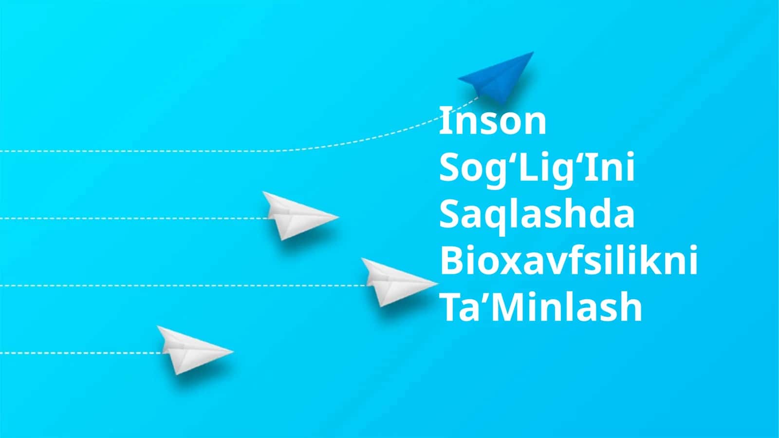 Inson Sog‘Lig‘Ini Saqlashda Bioxavfsilikni Ta’Minlash