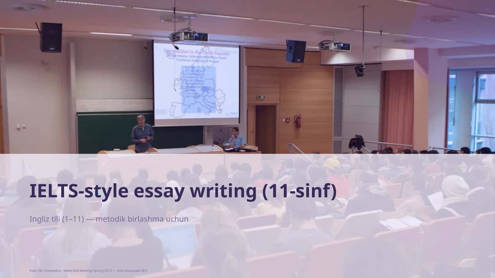 IELTS-style essay writing (11-sinf)