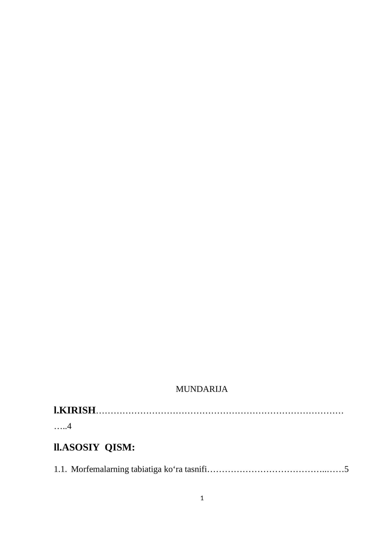 Morfemalar sistemasi