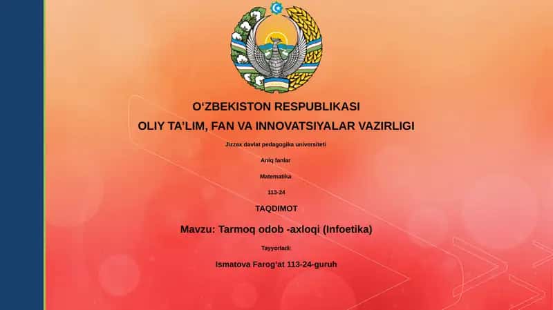 Tarmoq odob -axloqi (Infoetika)