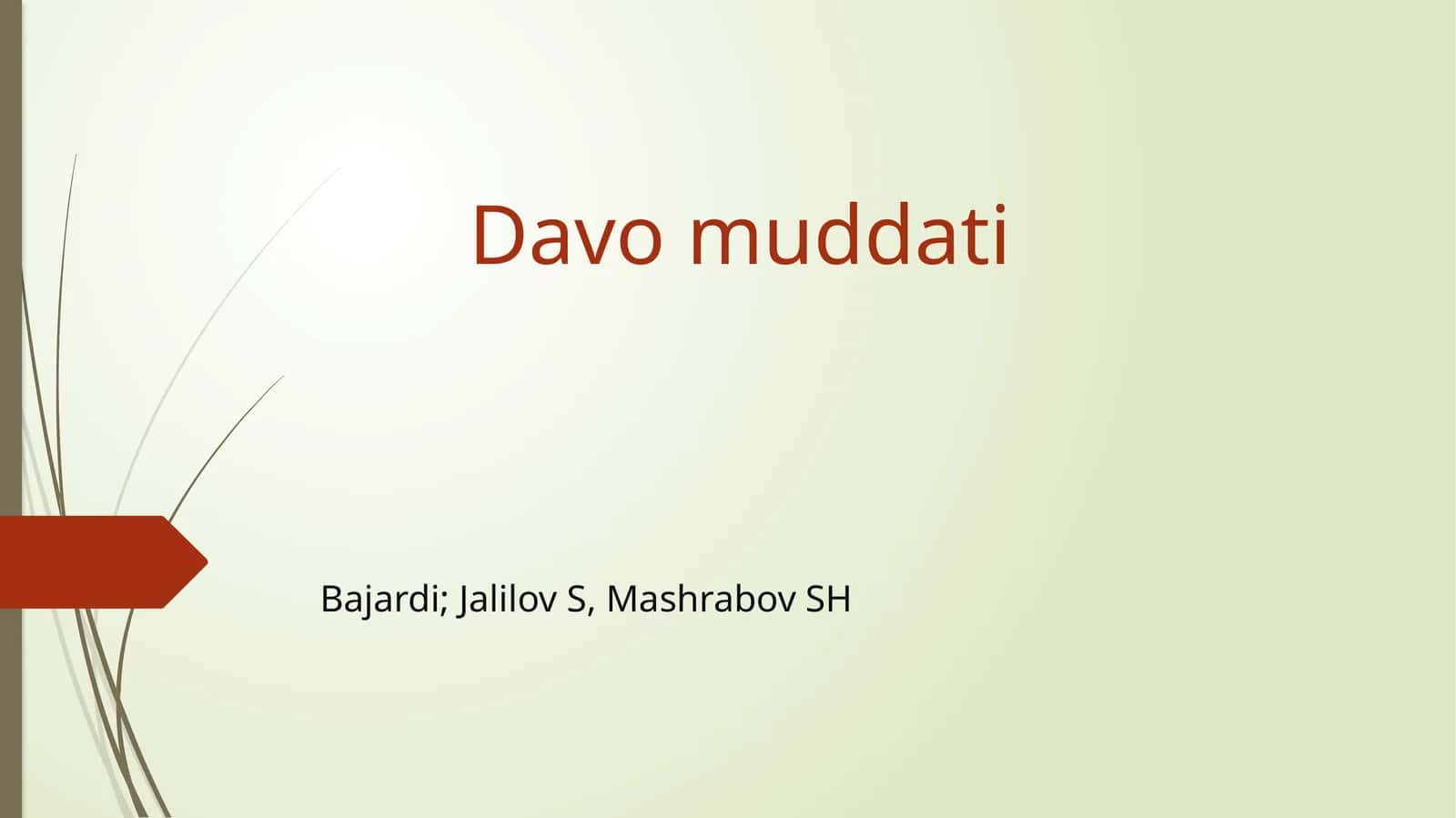 Davomuddati