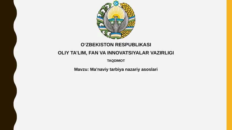 Maʼnaviy tarbiya ta'limotining falsafiy asoslari