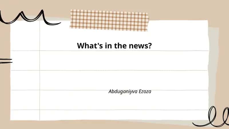 Breaking international headlines