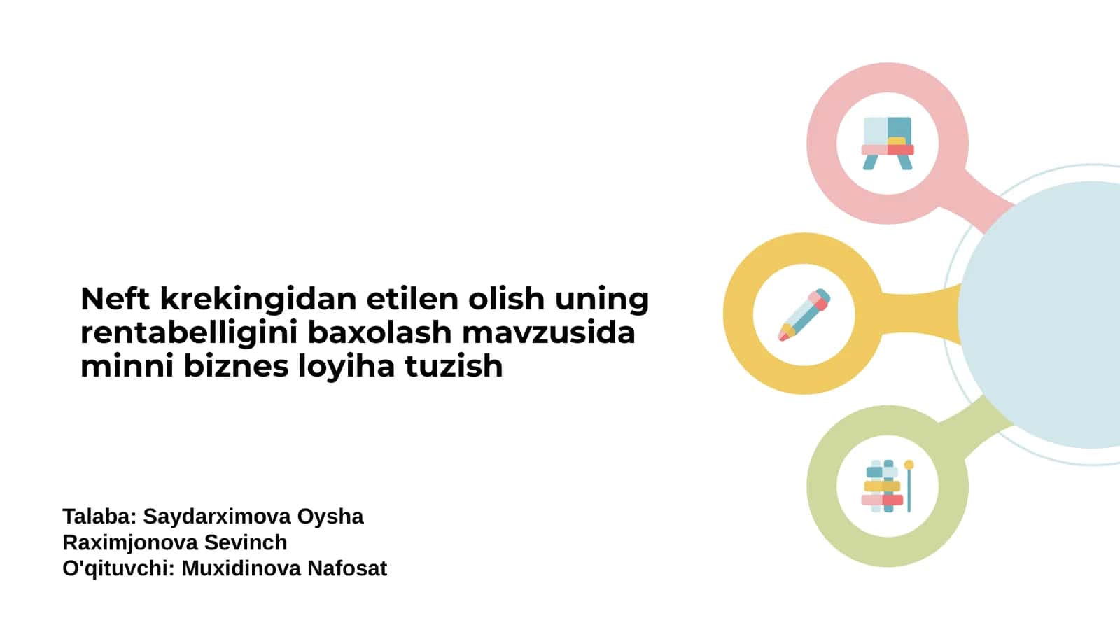 Neft krekingi va etilen ishlab chiqarish asoslari