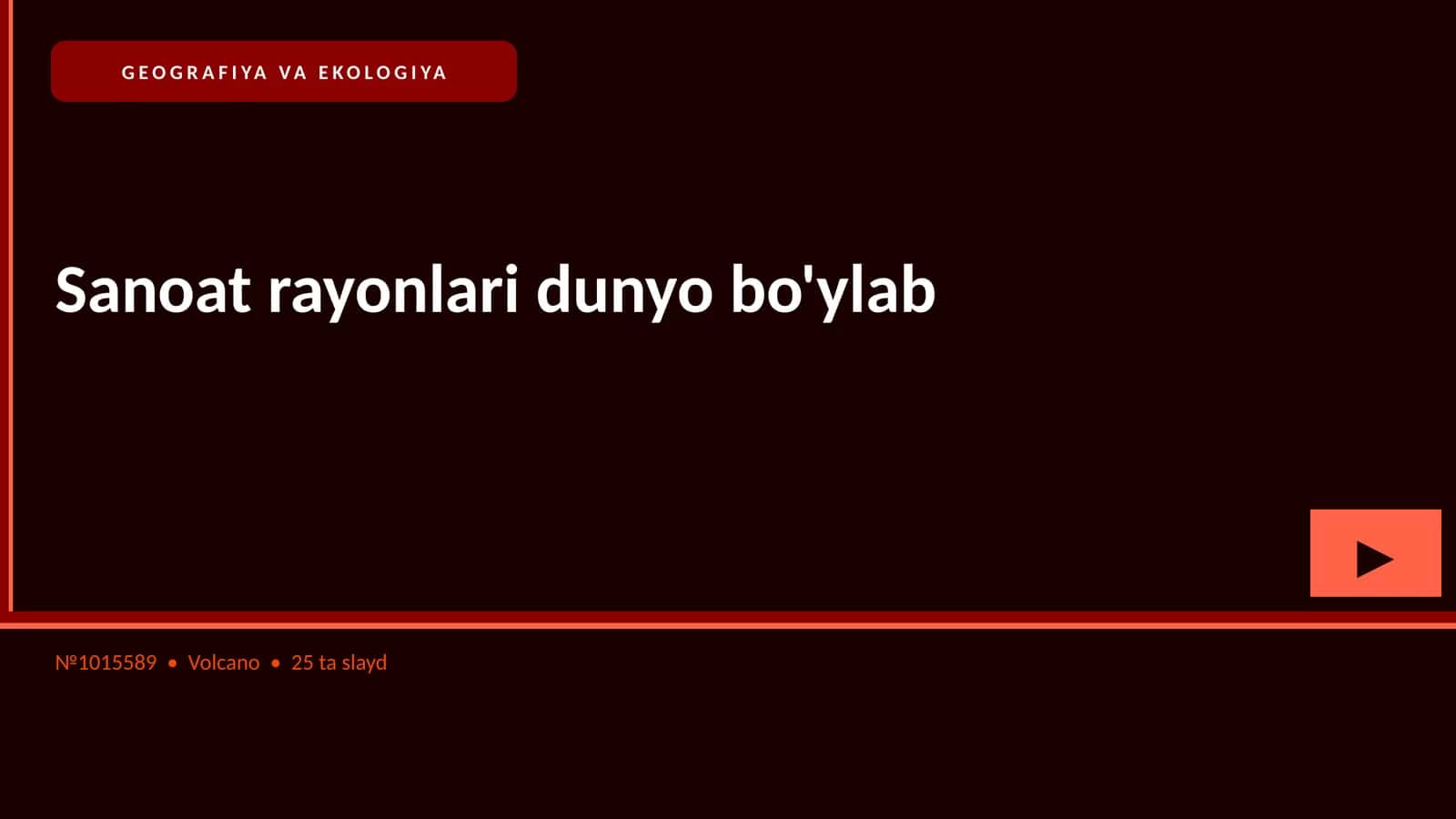 Sanoat rayonlari dunyo bo'ylab