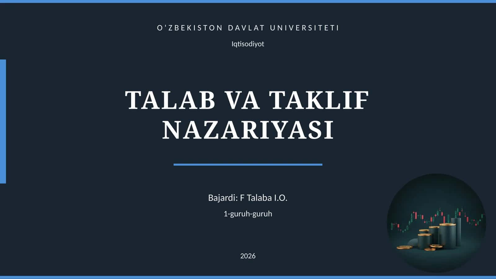 TALAB VA TAKLIF NAZARIYASI