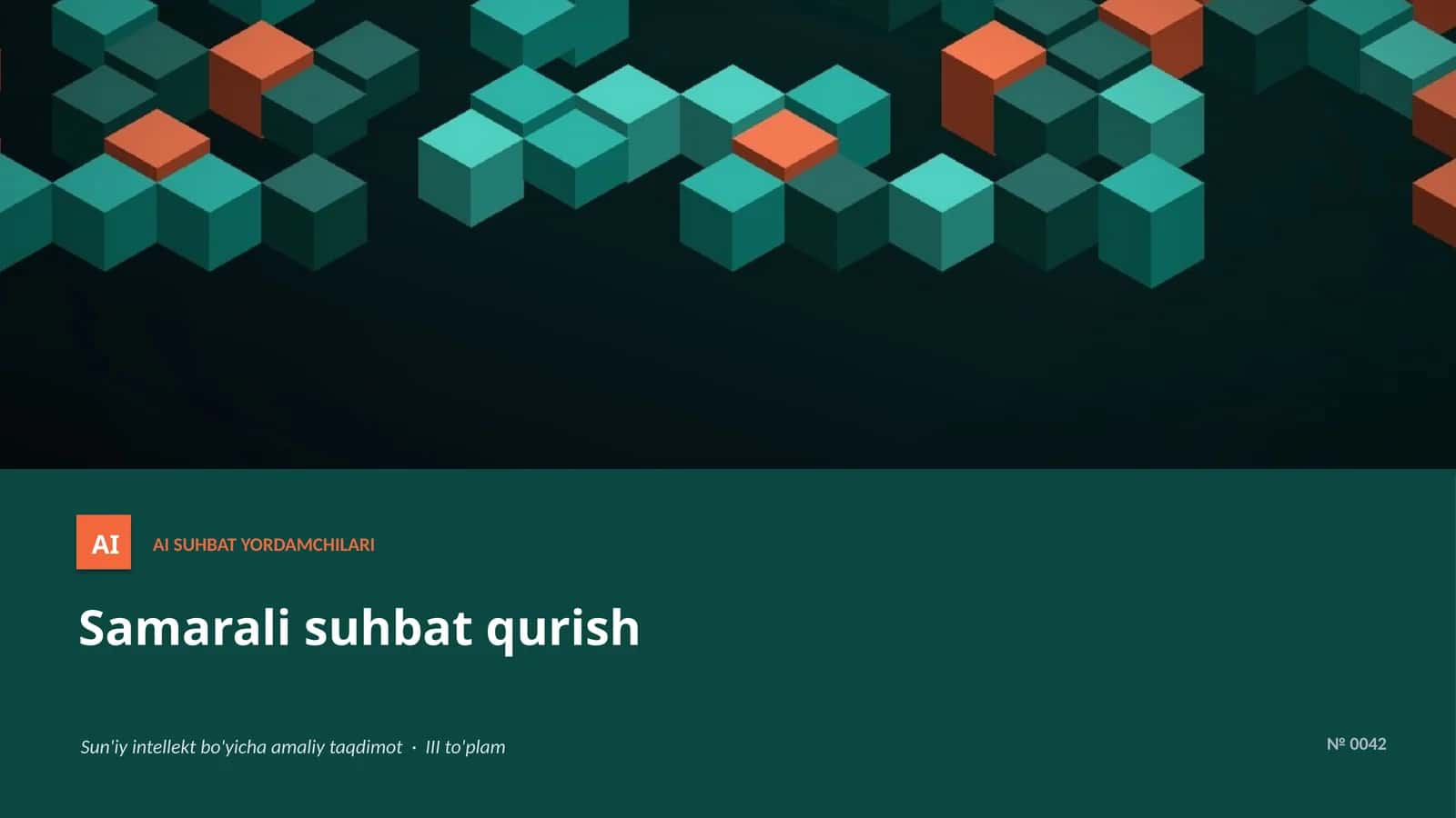 AI SUHBAT YORDAMCHILARI