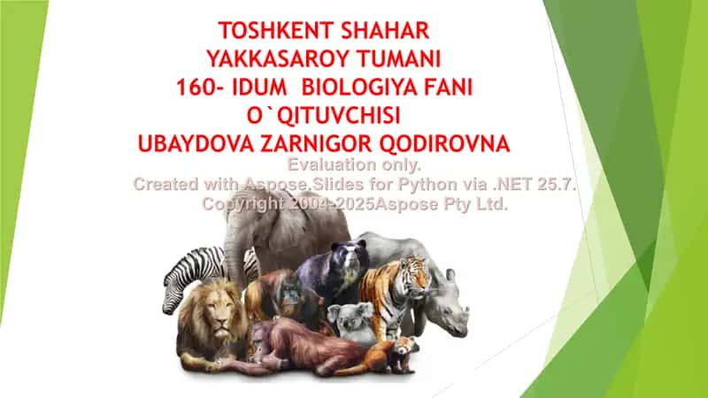 Biologiya faniga oid savollar va topishmoqlar