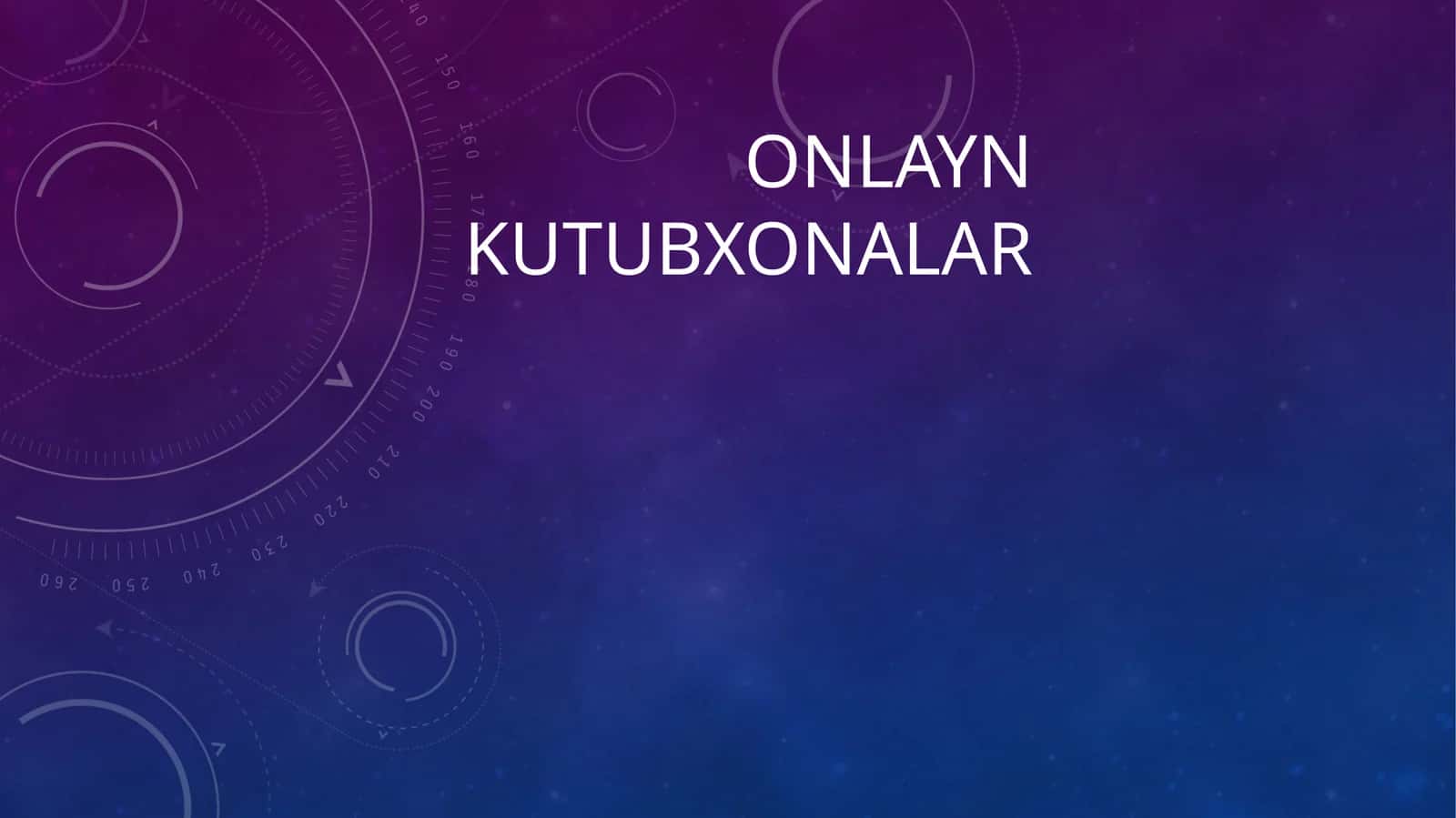 OnlaynKutubxonalar