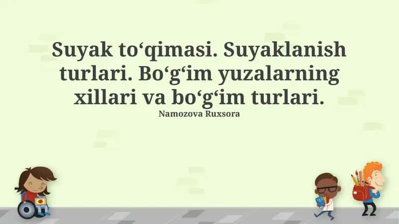 Suyak to‘qimasi