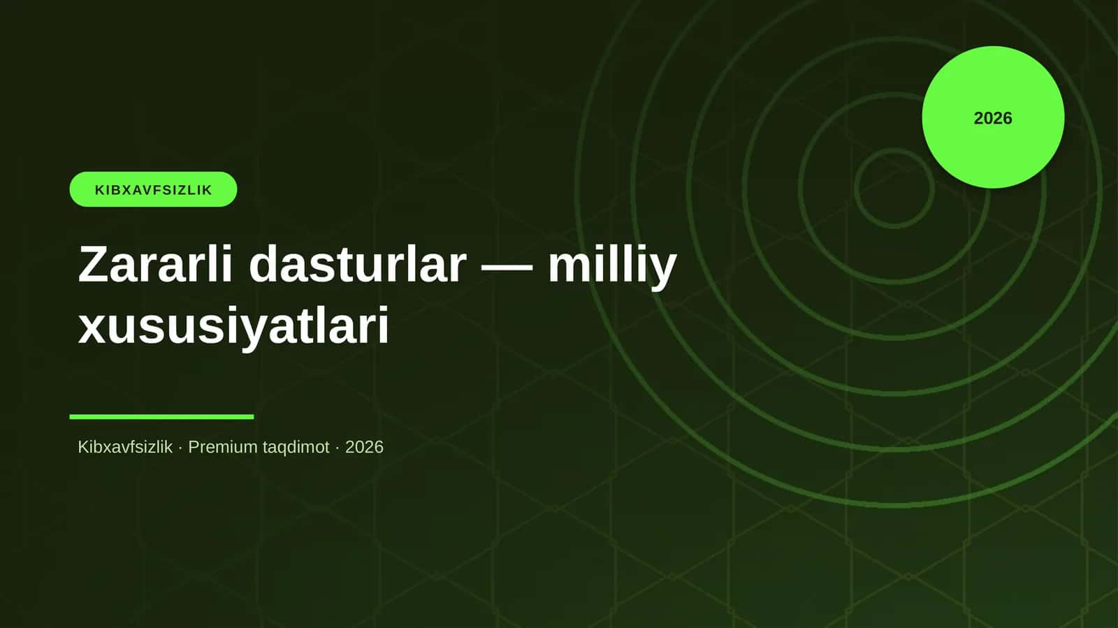 Zararli dasturlar — milliy xususiyatlari