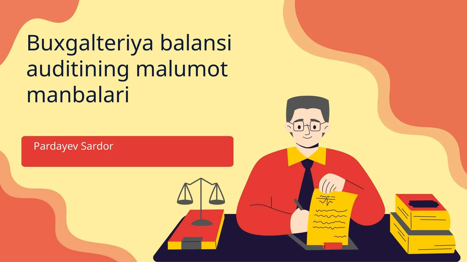 Buxgalteriya balansi auditining malumot manbalari