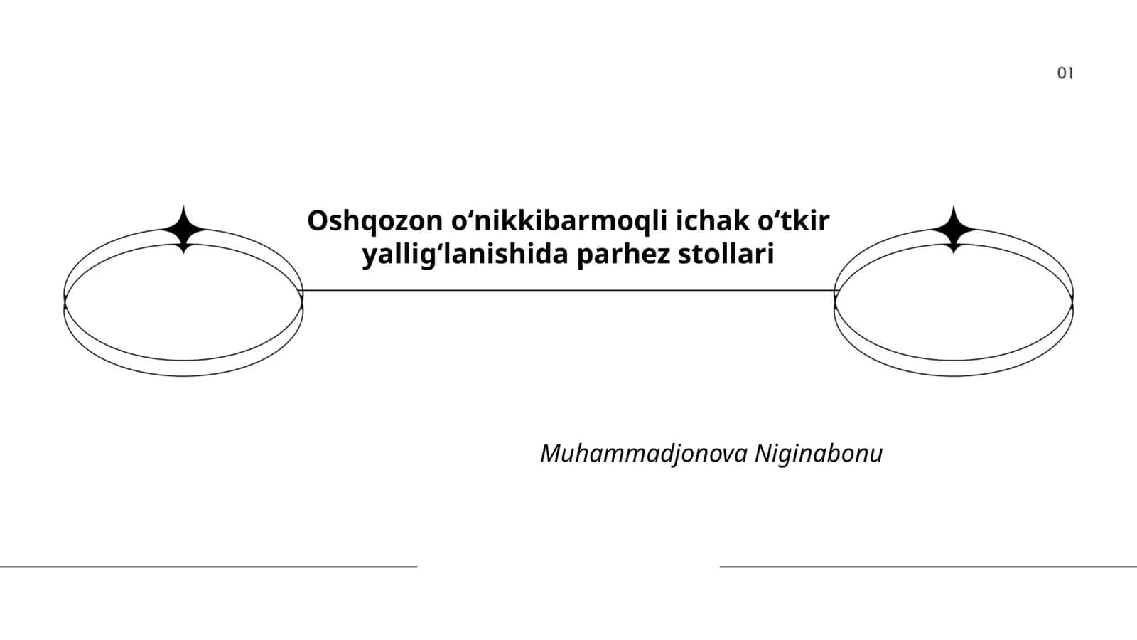Oshqozon oʻnikkibarmoqli ichak oʻtkir yalligʻlanishida parhez stollari