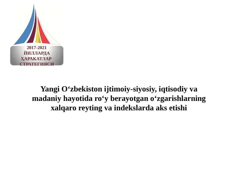 Harakatlar Strategiyasi 2017-2021 Yillarda