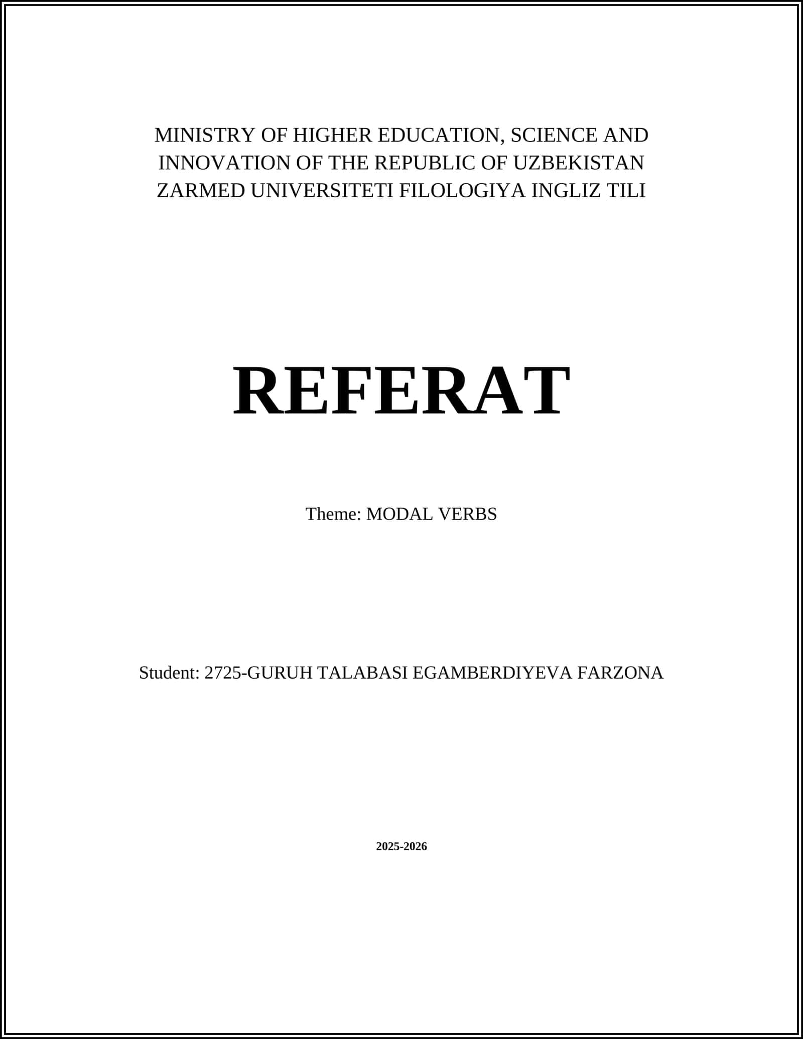 REFERAT MODAL VERBLAR