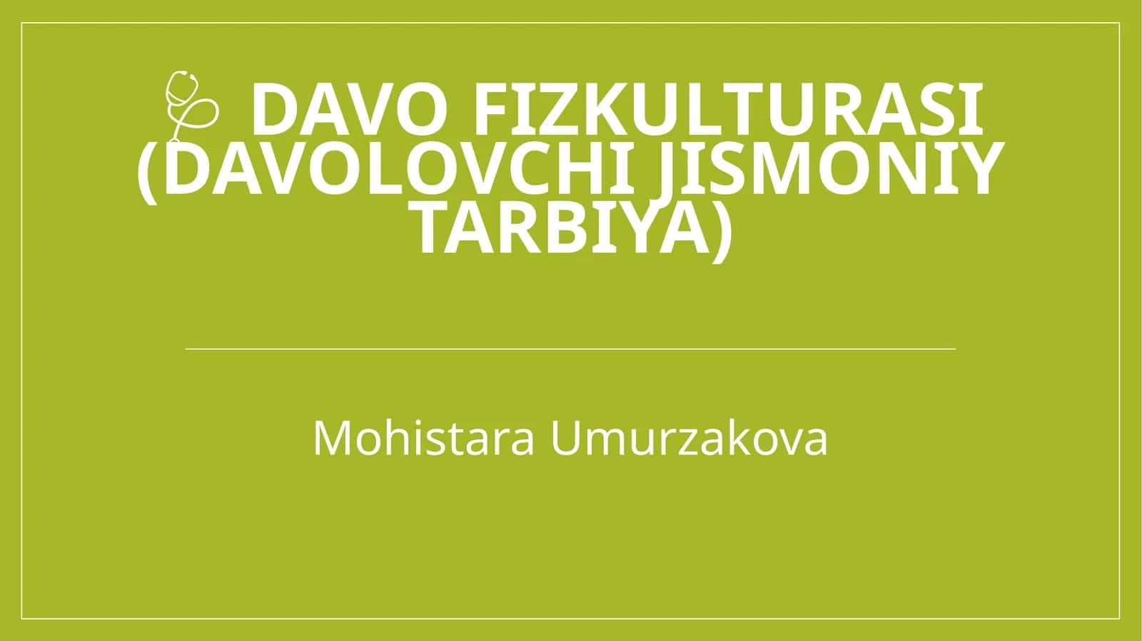 DAVO FIZKULTURASI