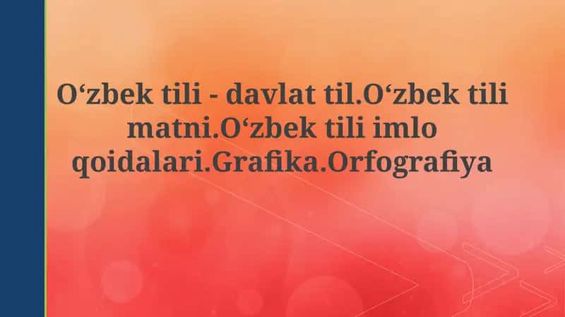 Oʻzbektili-davlattil