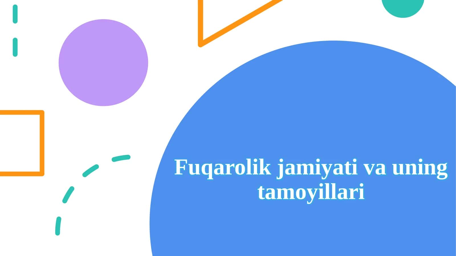 Fuqarolik jamiyati va uning tamoyillari