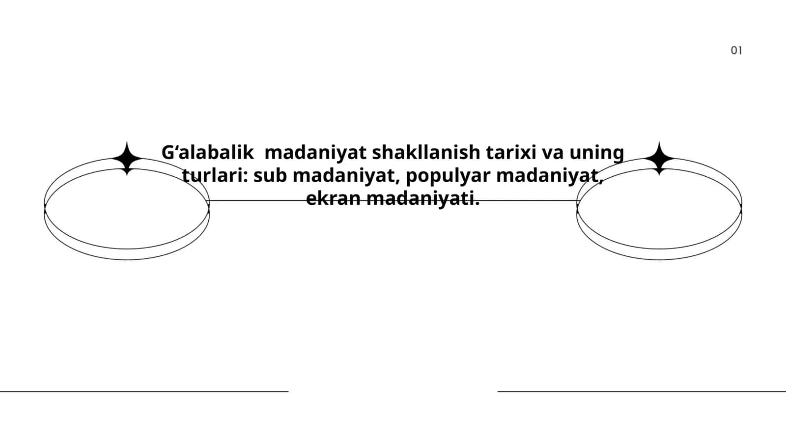 G‘alabalik madaniyat shakllanish tarixi va uning turlari: sub madaniyat, populyar madaniyat, ekran madaniyati