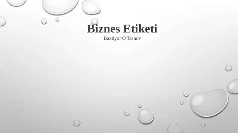 Biznes Etiketi