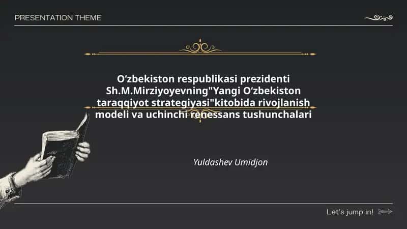 Yangi Oʻzbekiston taraqqiyot strategiyasi