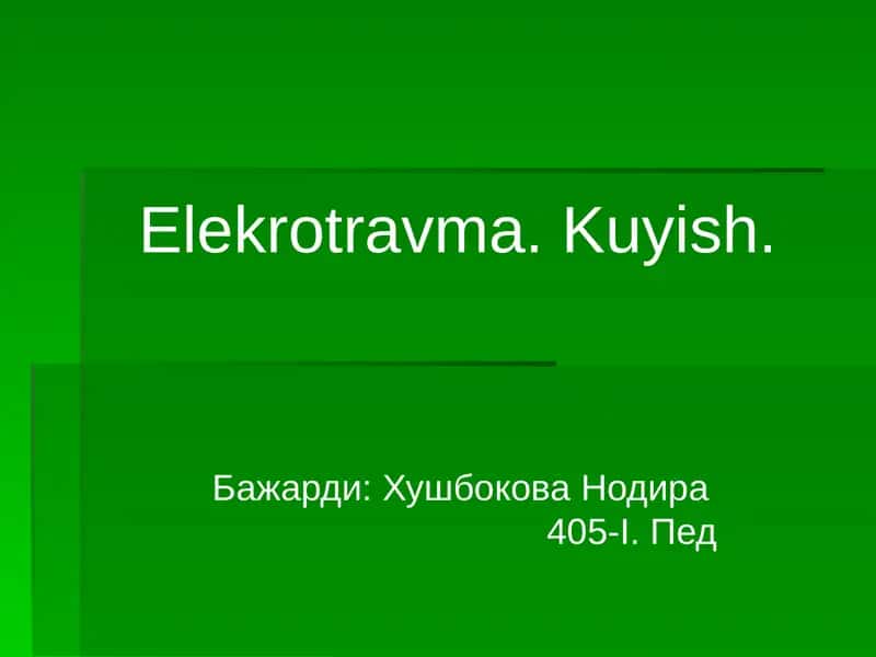 Termik kuyish