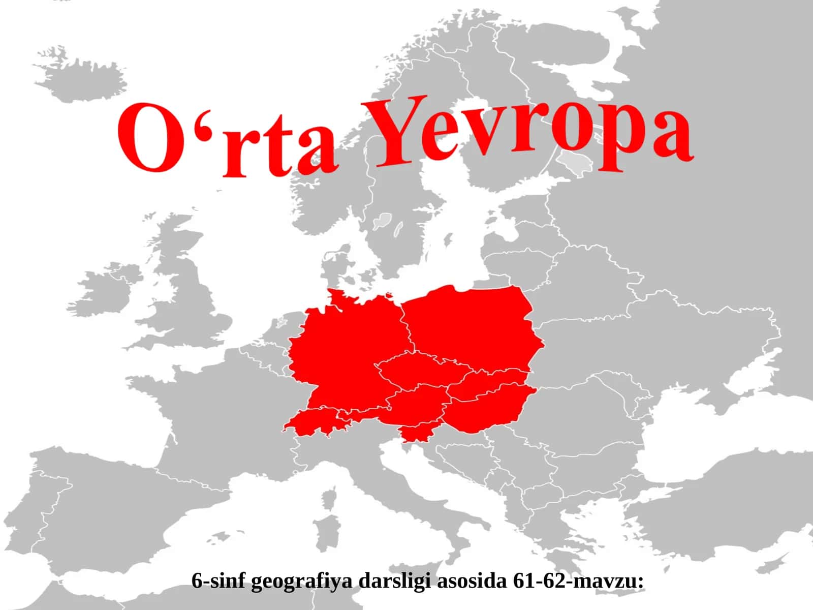 Yevrosiyo materigi tarixiy geologik rivojlanishi va tabiatining xilma-xilligi