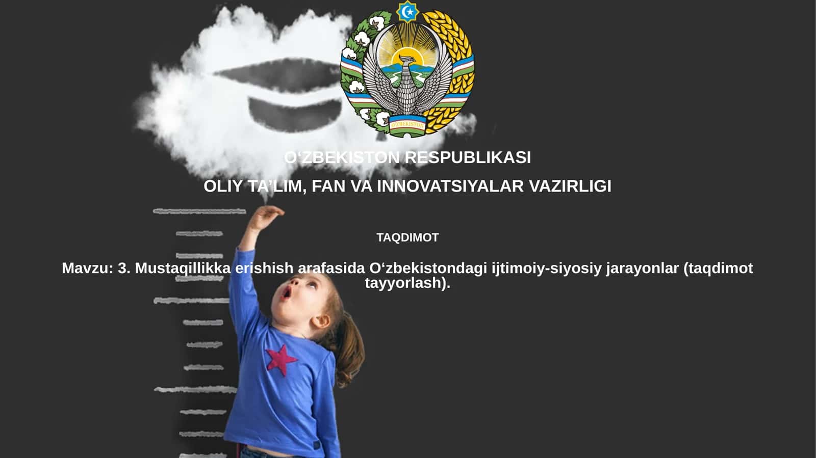 Mustaqillikka erishish jarayonlari O‘zbekistondagi ijtimoiy-siyosiy jarayonlar(taqdimottayyorlash)