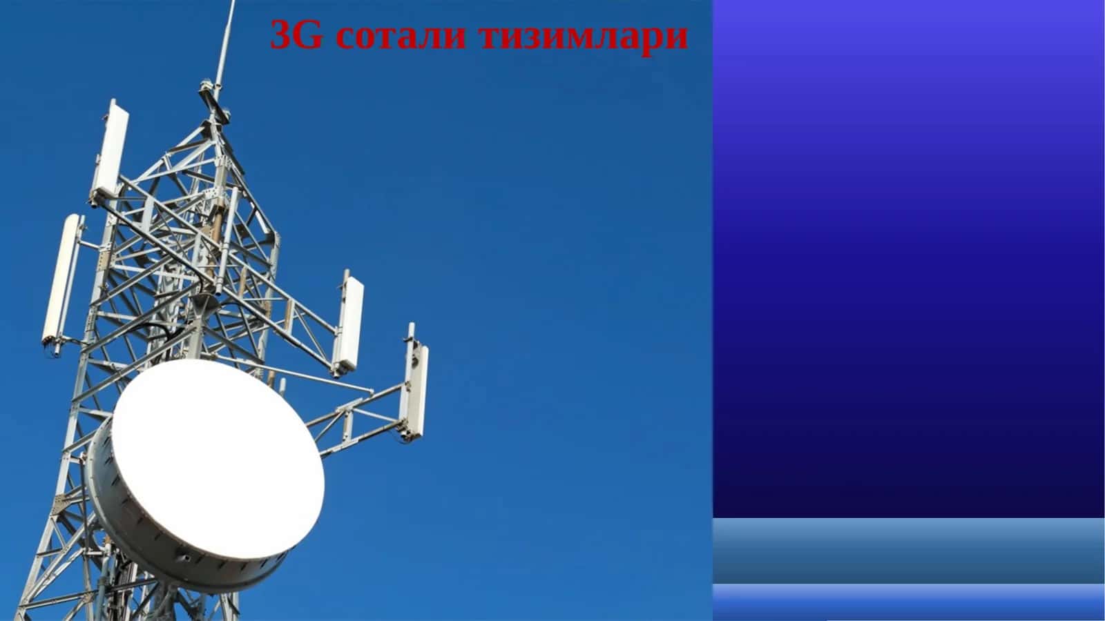 3Gсотали тизимлари